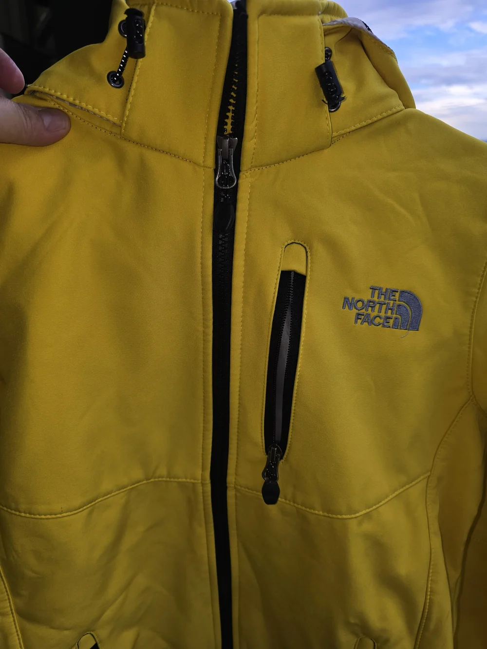 The North Face Women's Yellow Softshell Jacket Flashlight Series